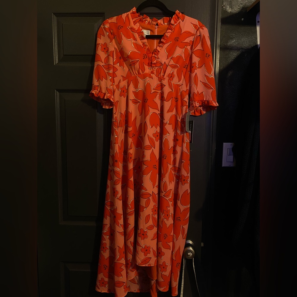 Pink and orange